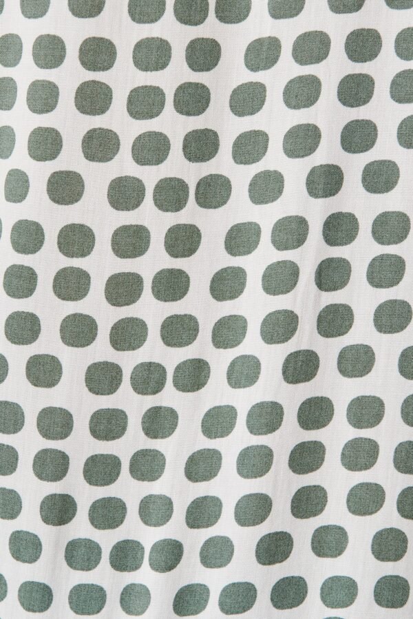 Top In White With Green Polka Dot - Image 6