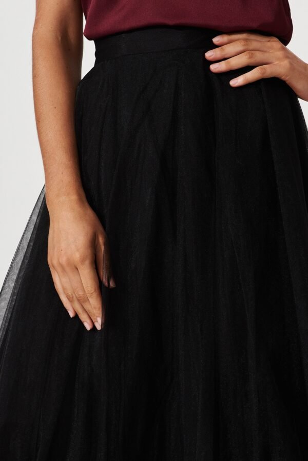 Tulle Skirt In Black - Image 9