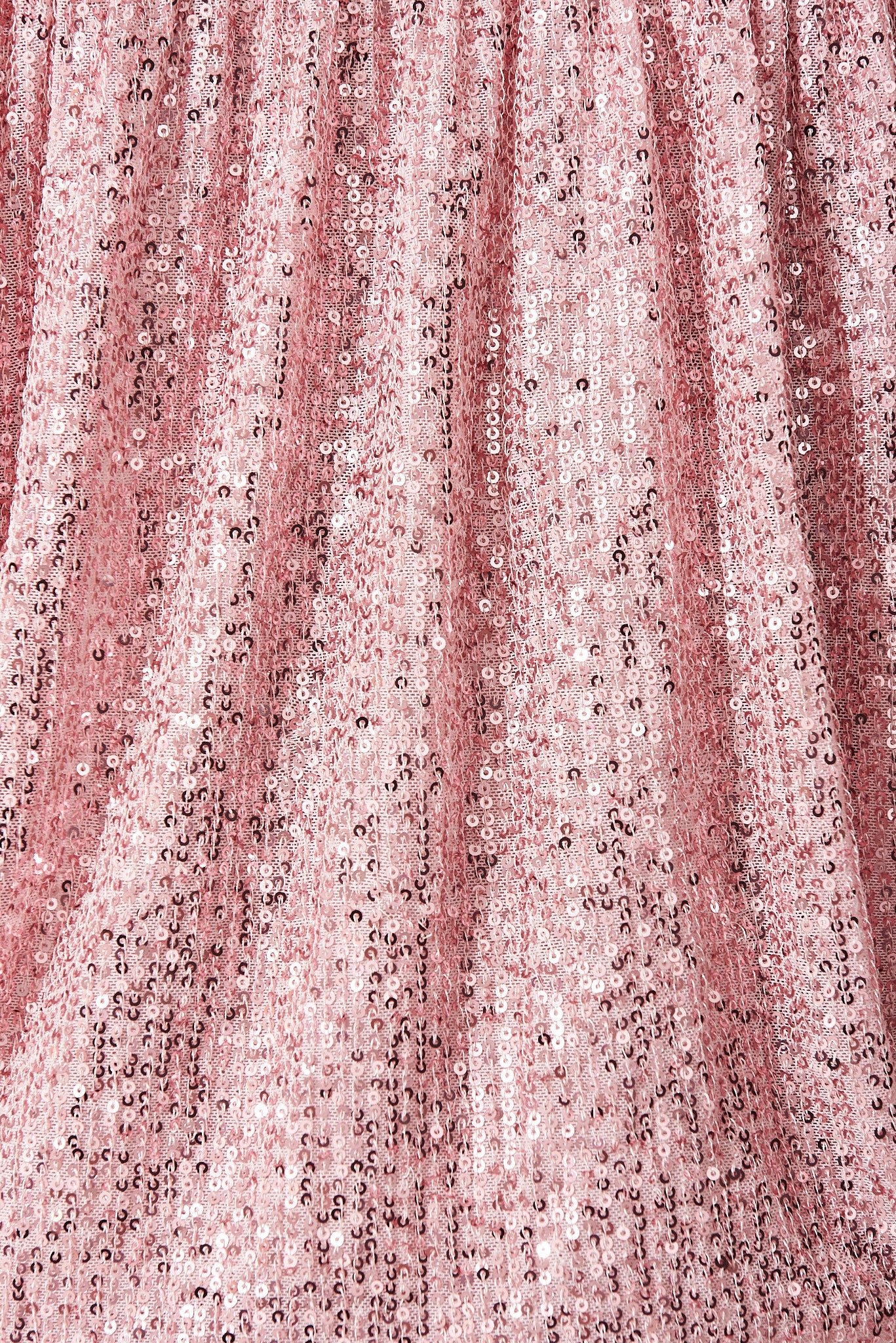 Sequin Mock Wrap Top In Blush - Image 9