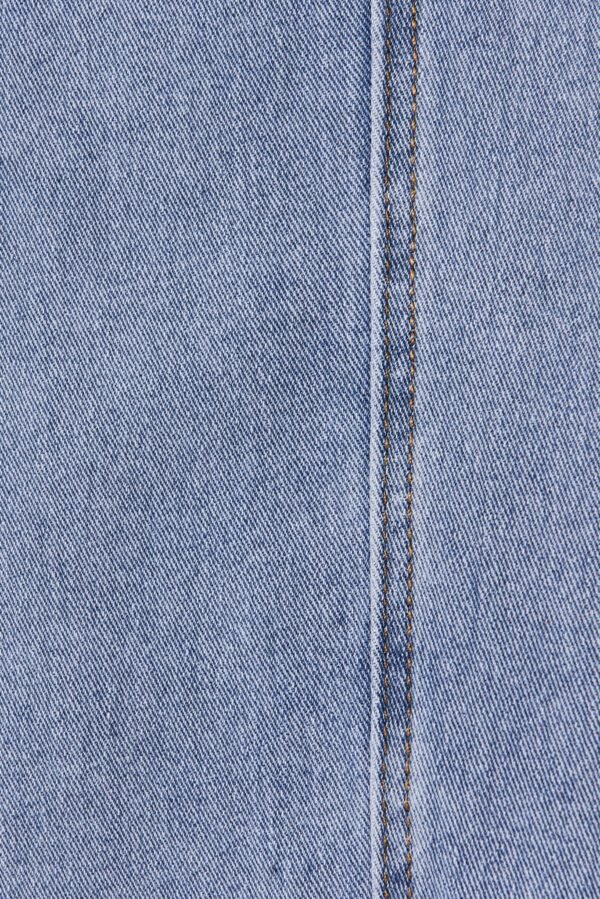 Maxi Denim Skirt In Mid Blue - Image 6