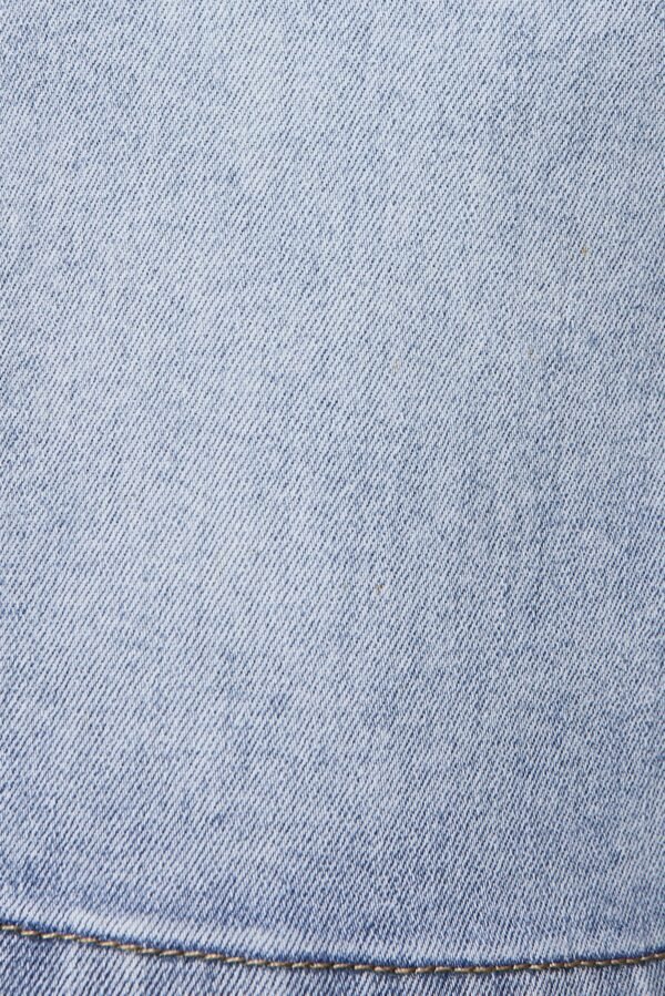 Short In Light Blue Denim - Image 6