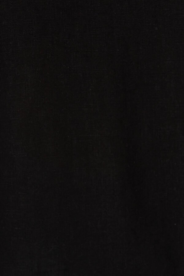 Top In Black Linen Blend - Image 6