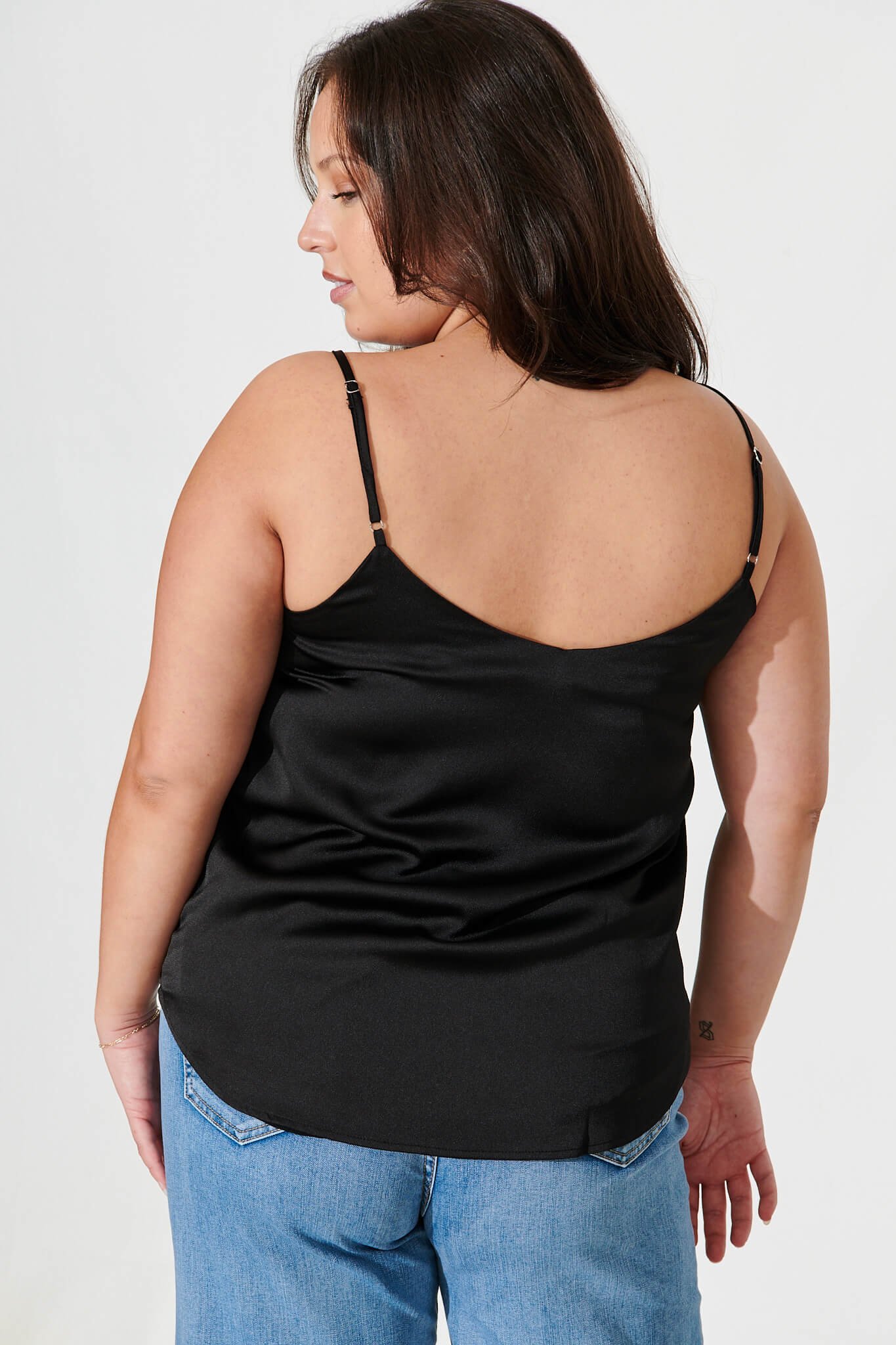 Top In Black Satin - Image 8