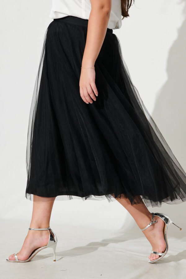 Tulle Skirt In Black - Image 8