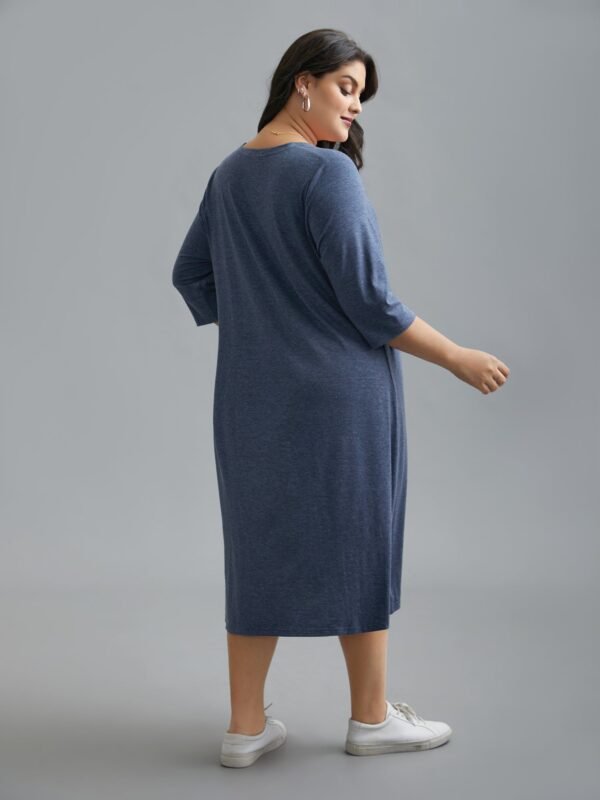 2-In-1 Square Neck Floral Dress - Image 3