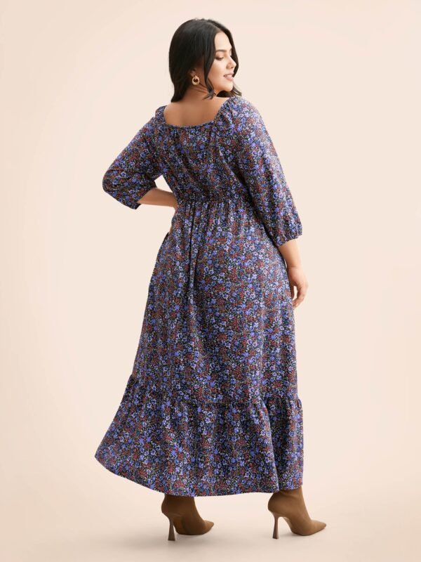 Ditsy Floral Woven Ribbon Maxi Dress - Image 18