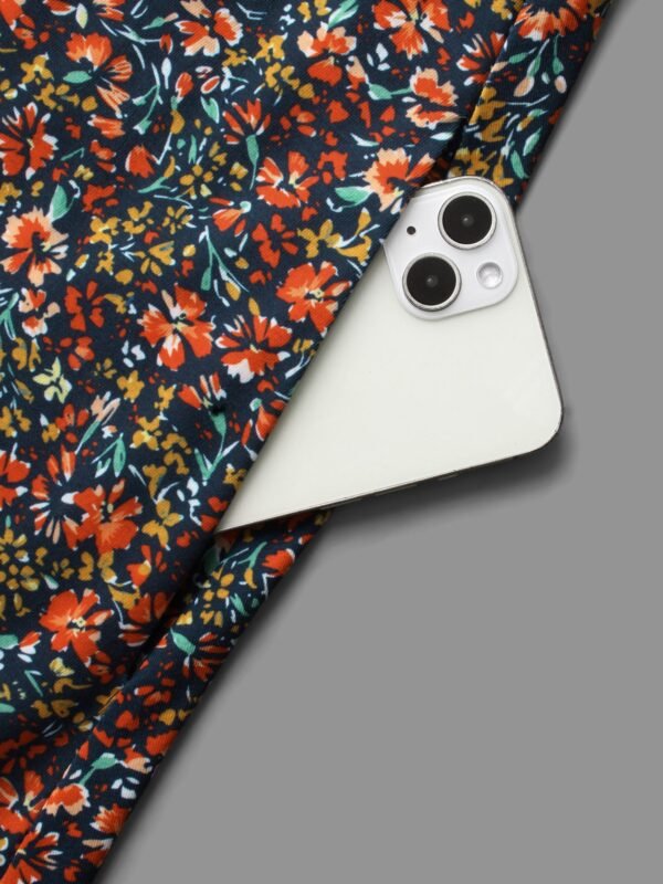 Ditsy Floral Drawstring Midi Dress - Image 5