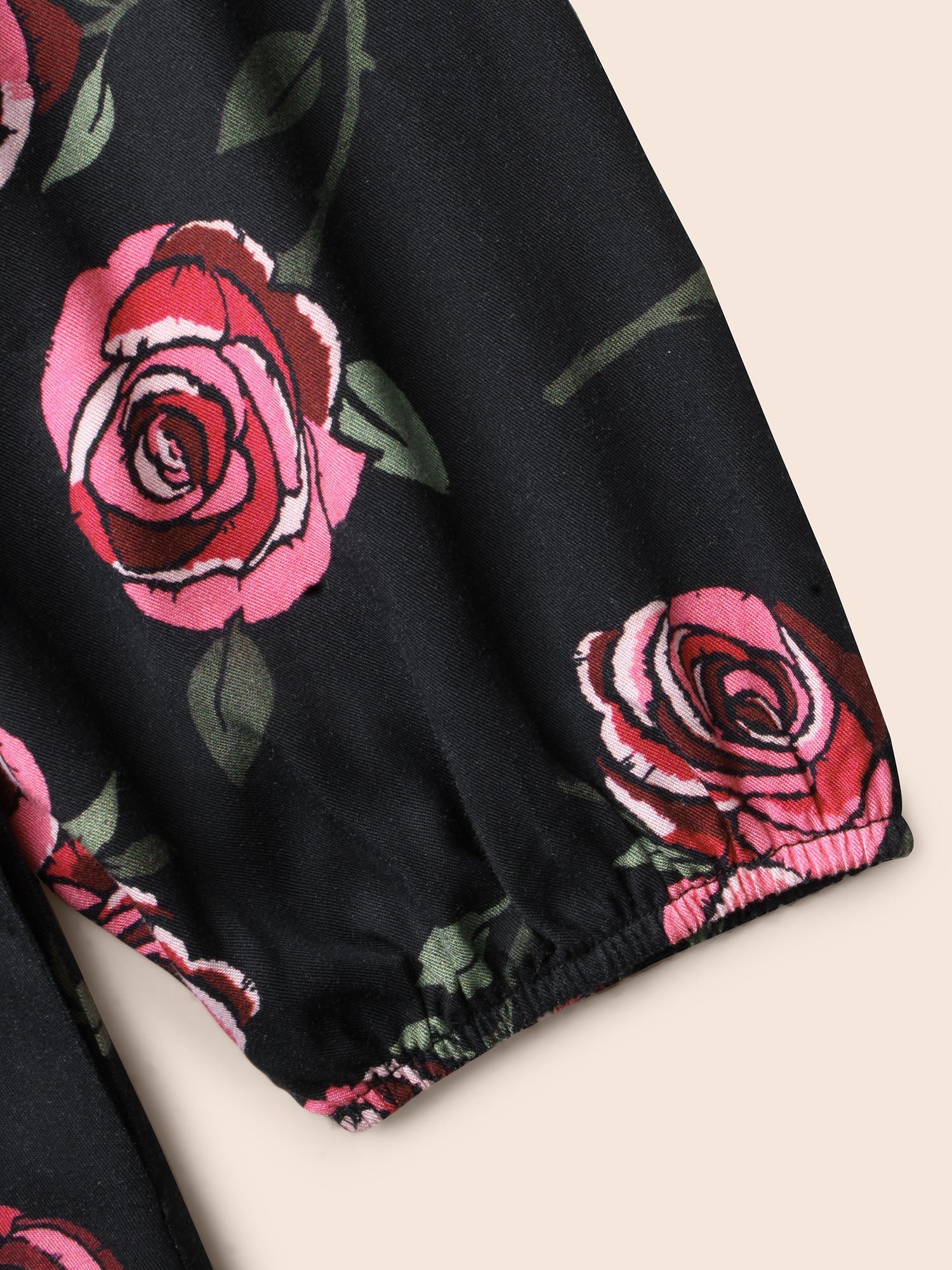Floral Heart Neckline Cross Straps Dress - Image 7