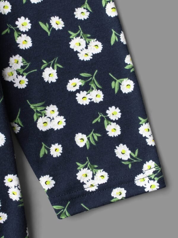 Ditsy Floral Square Neck Pocket Dress - Image 8