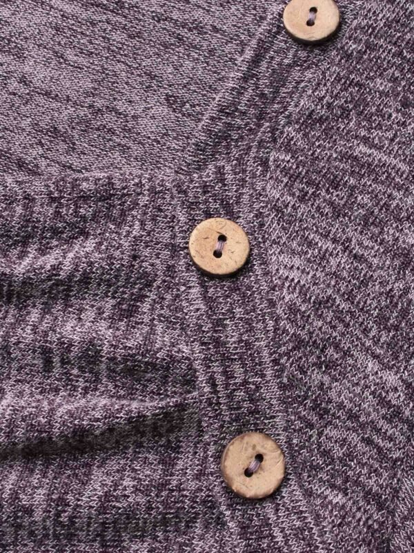 Heart Neckline Button Detailing Crossover Fit Dress - Image 5
