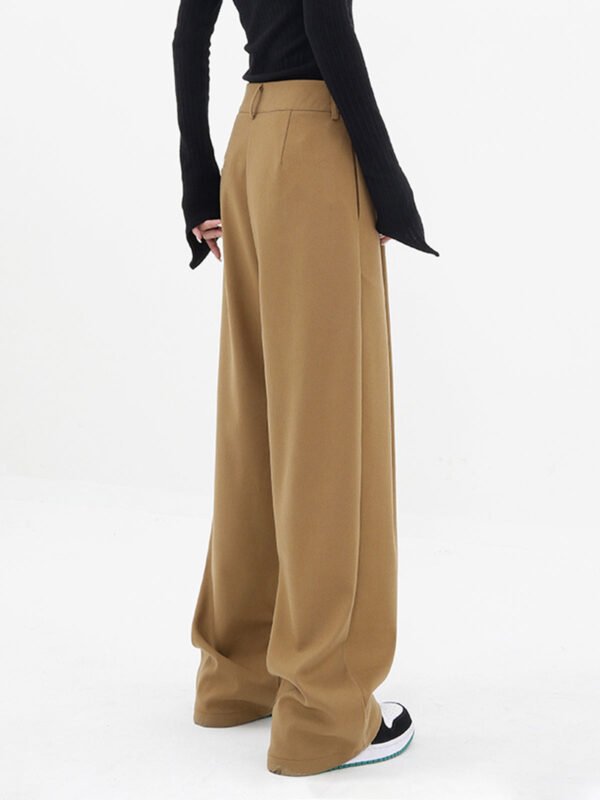 Basic Baggy Wide Leg Dress Pants - Image 6
