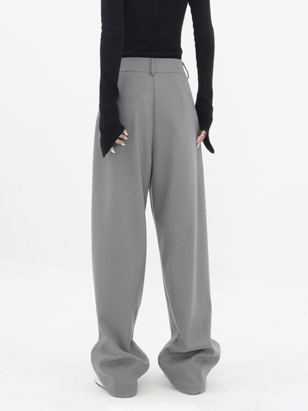 Basic Baggy Wide Leg Dress Pants - Image 10