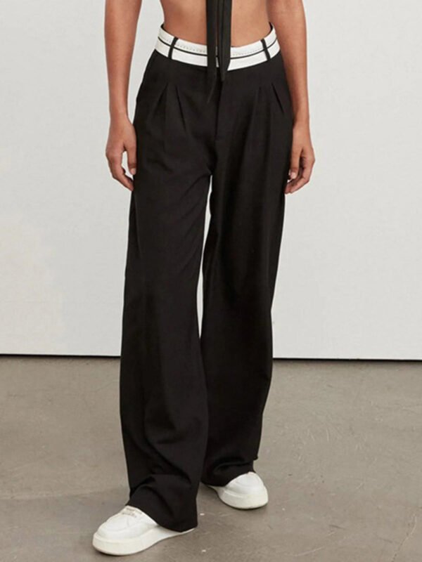 Highway Reverse Waistband Wide Leg Dress Pants - Image 4