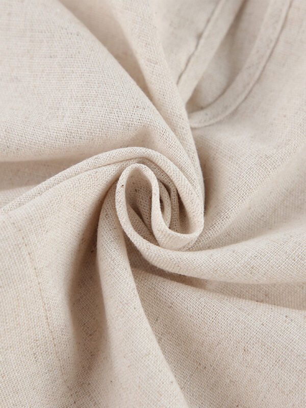 Utility Linen Two Piece Wide Leg Pants Set - Image 5