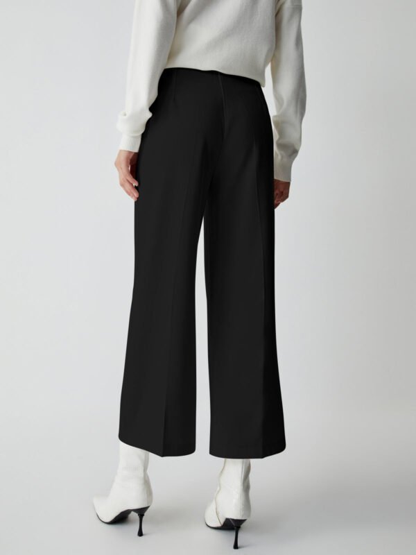 Effortless Wide Leg Culotte Pants - Image 9