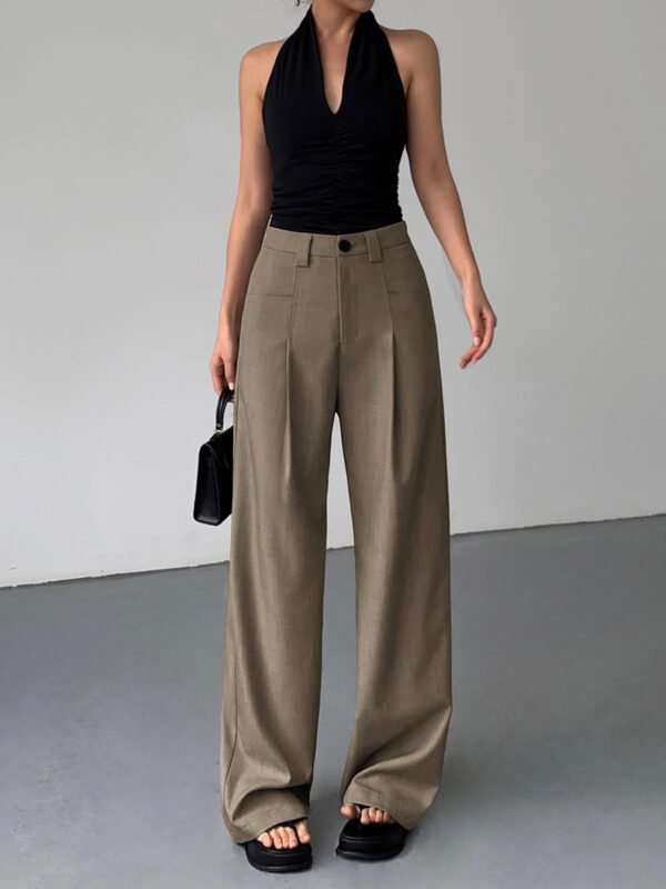 Divine Pleat Wide Leg Dress Pants - Image 3