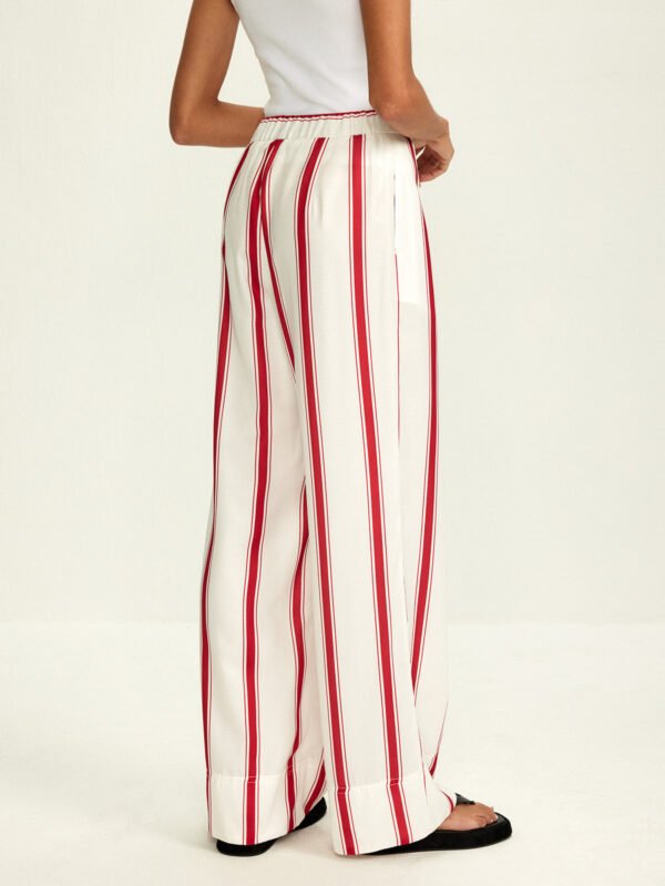 Striped Wide Leg Pants - Image 3