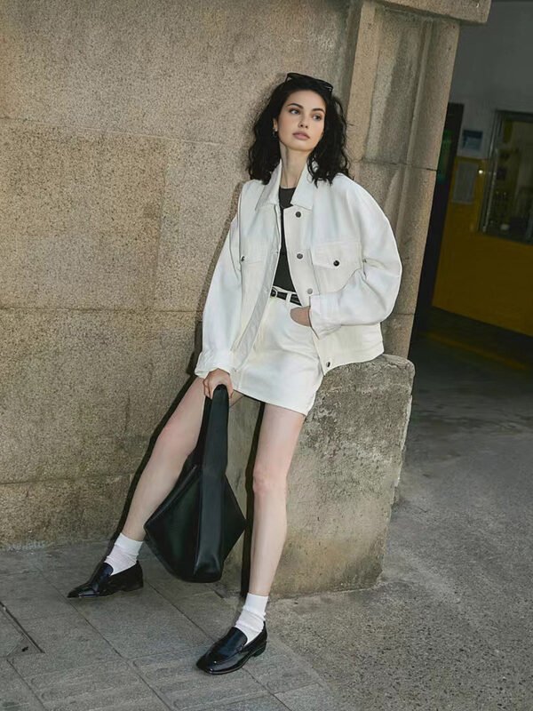 Pure Cotton Polo Jacket - Image 6