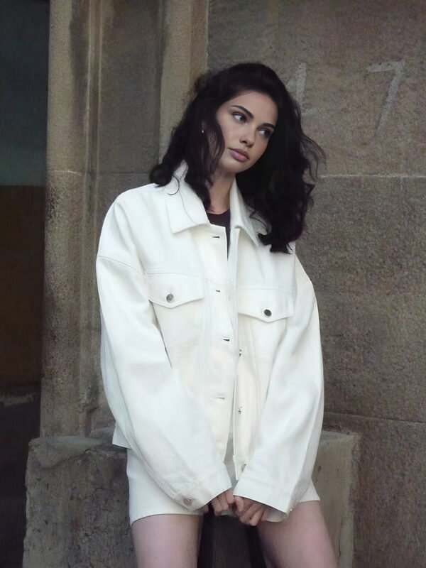 Pure Cotton Polo Jacket - Image 4
