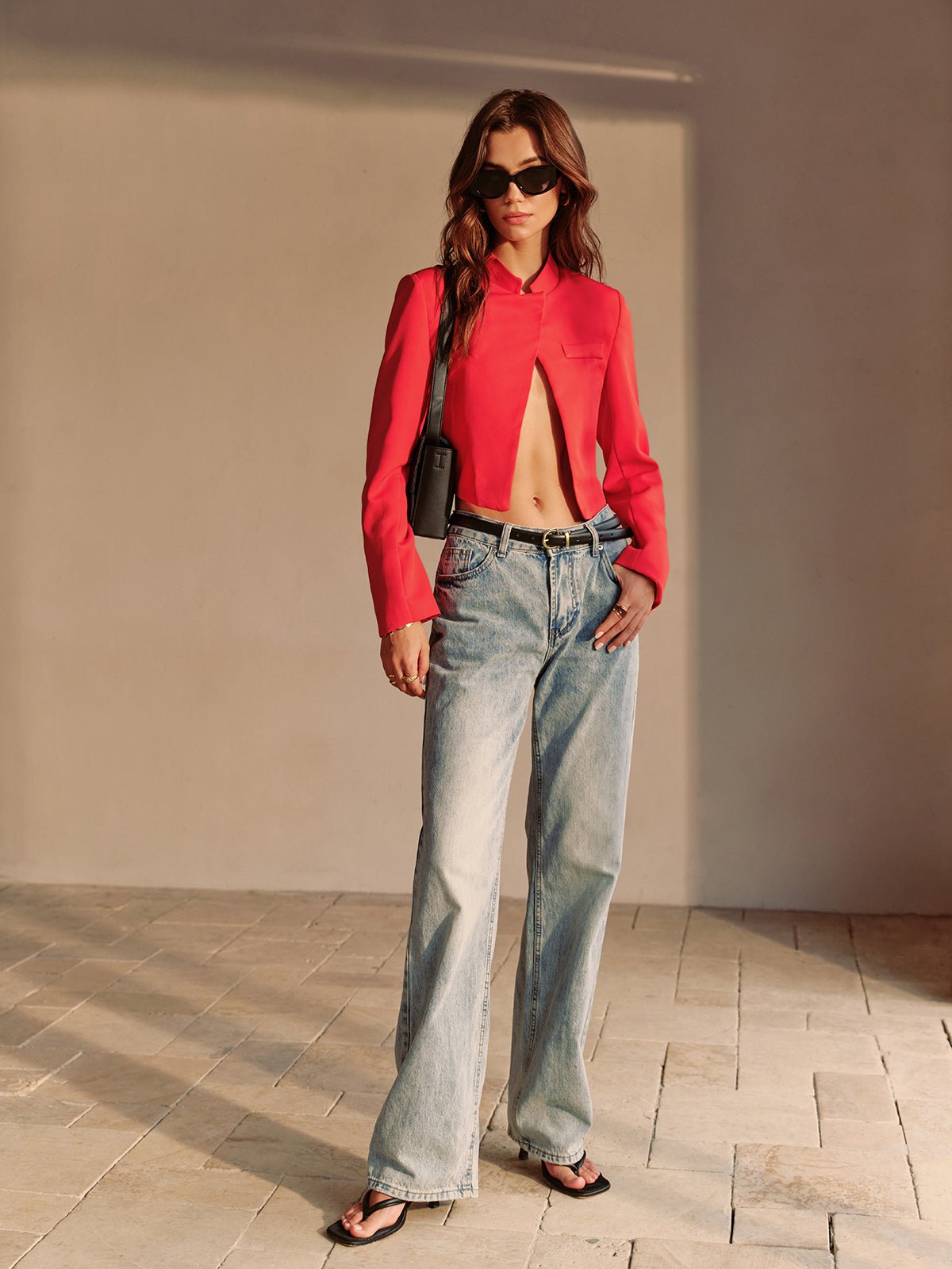 Split Crop Blazer - Image 5