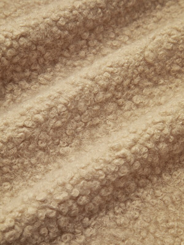 Buckle Belted Long Faux Fur Coat - Image 2
