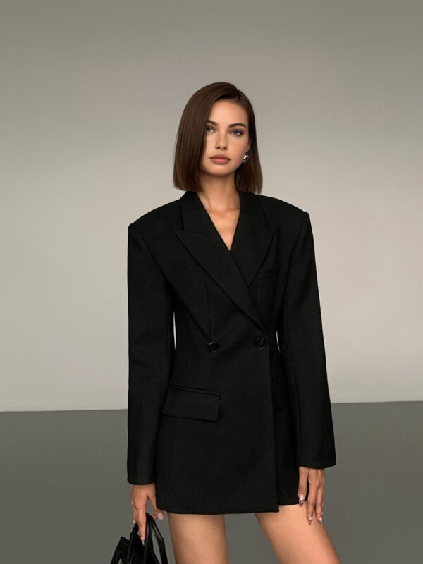 Essential Slim Button Blazer - Image 4