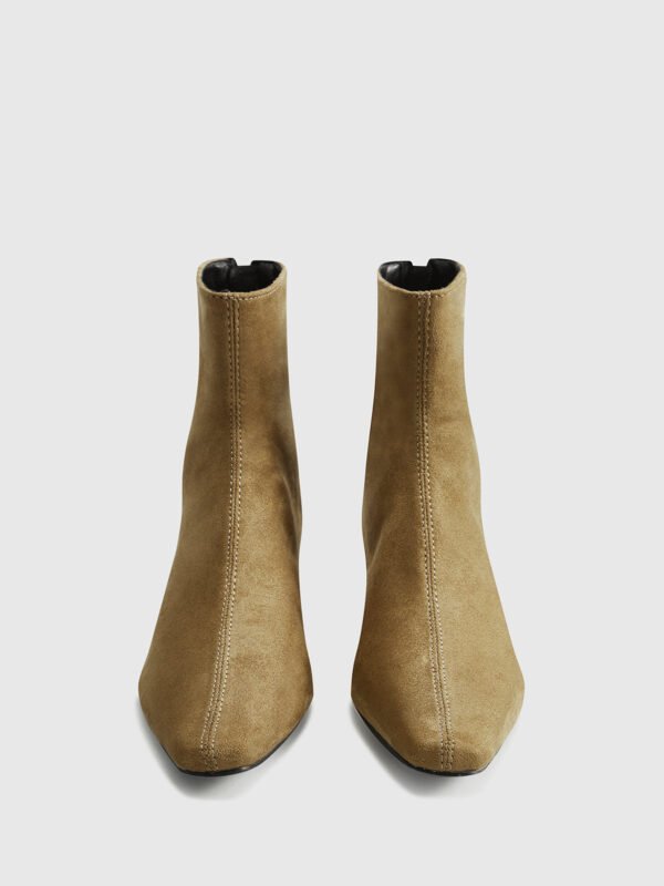 Suede Kitten Ankle Boots - Image 2