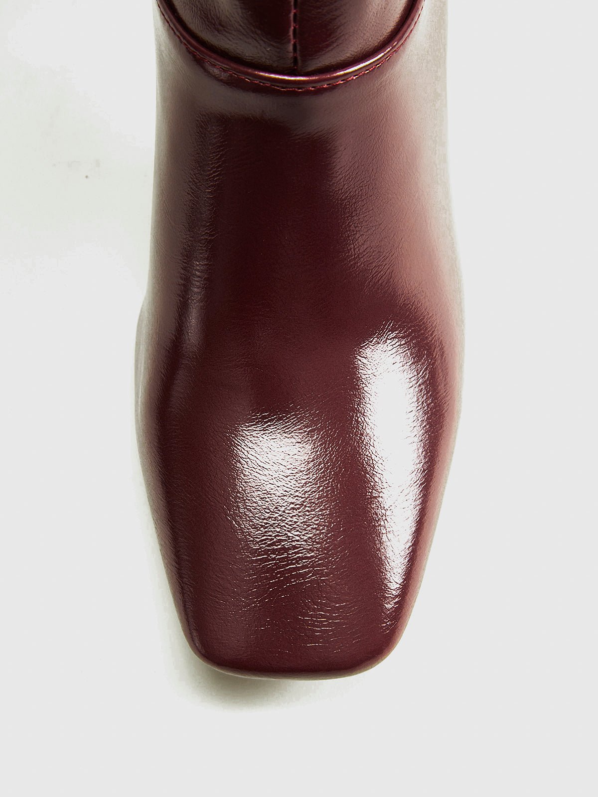 High-Heel Square Toe Knee-High Boots - Image 7