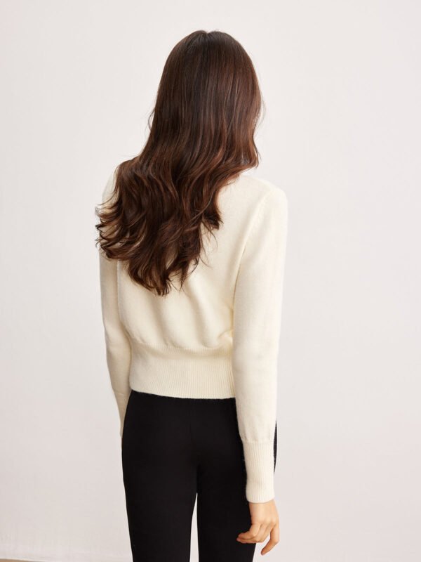 Versatile Metal Button Knit Outerwear - Image 7