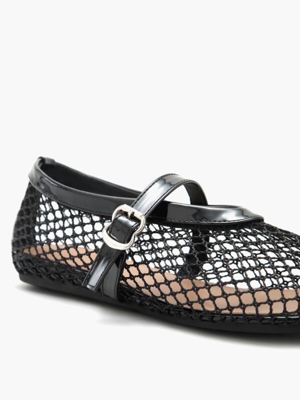 Fishnet Ballet Flats - Image 5