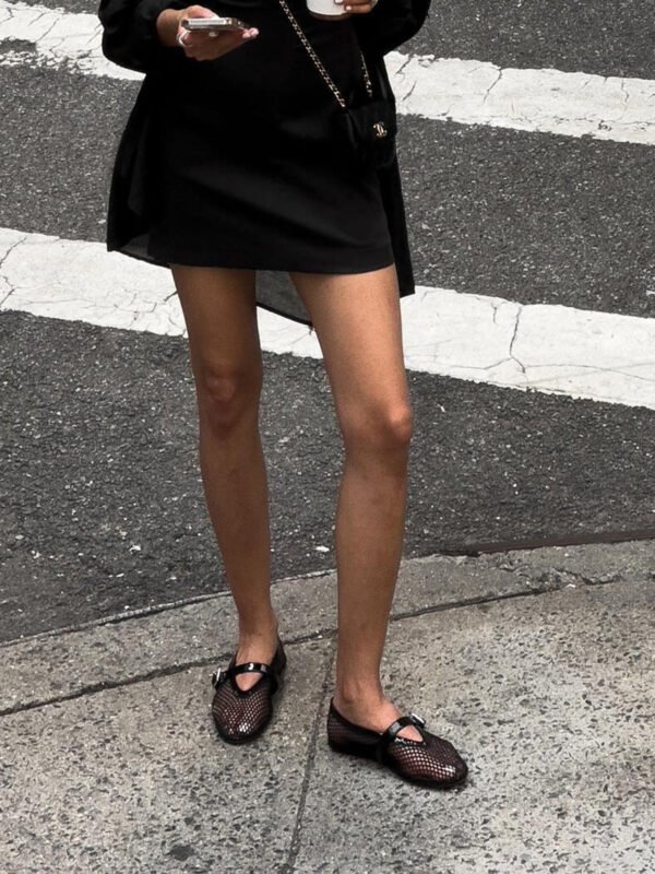 Fishnet Ballet Flats - Image 2