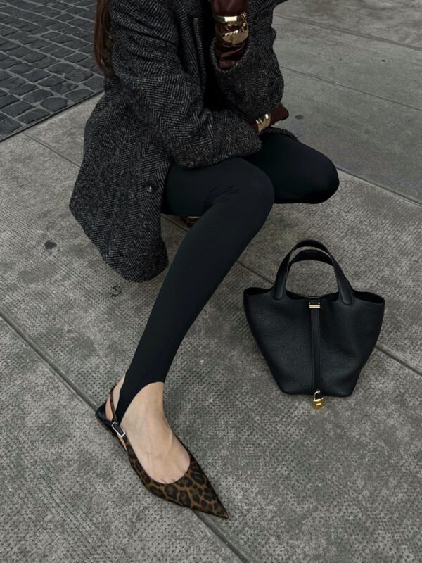 Leopard Kitten Slingback Pumps - Image 2