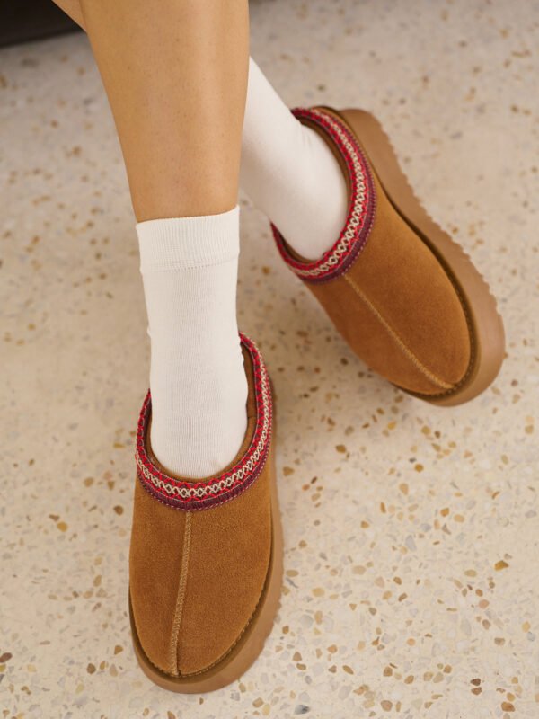 Fur Integrated Platform Snow Boots - Image 2
