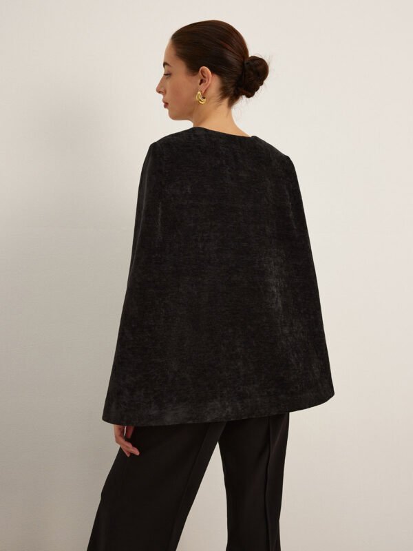 Velvet Belted Cloak - Image 7
