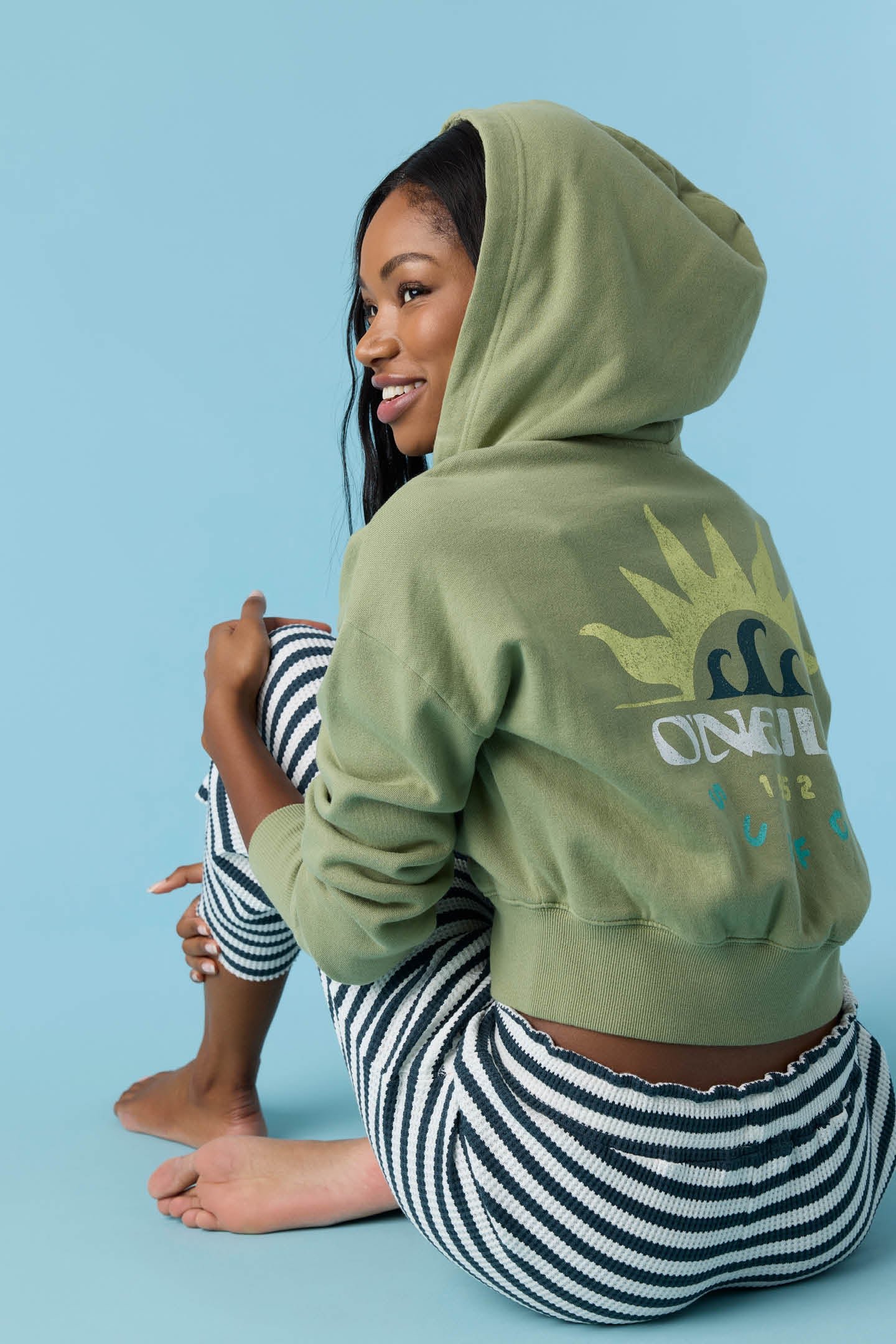 HOODED ZIP FLEECE JACKET