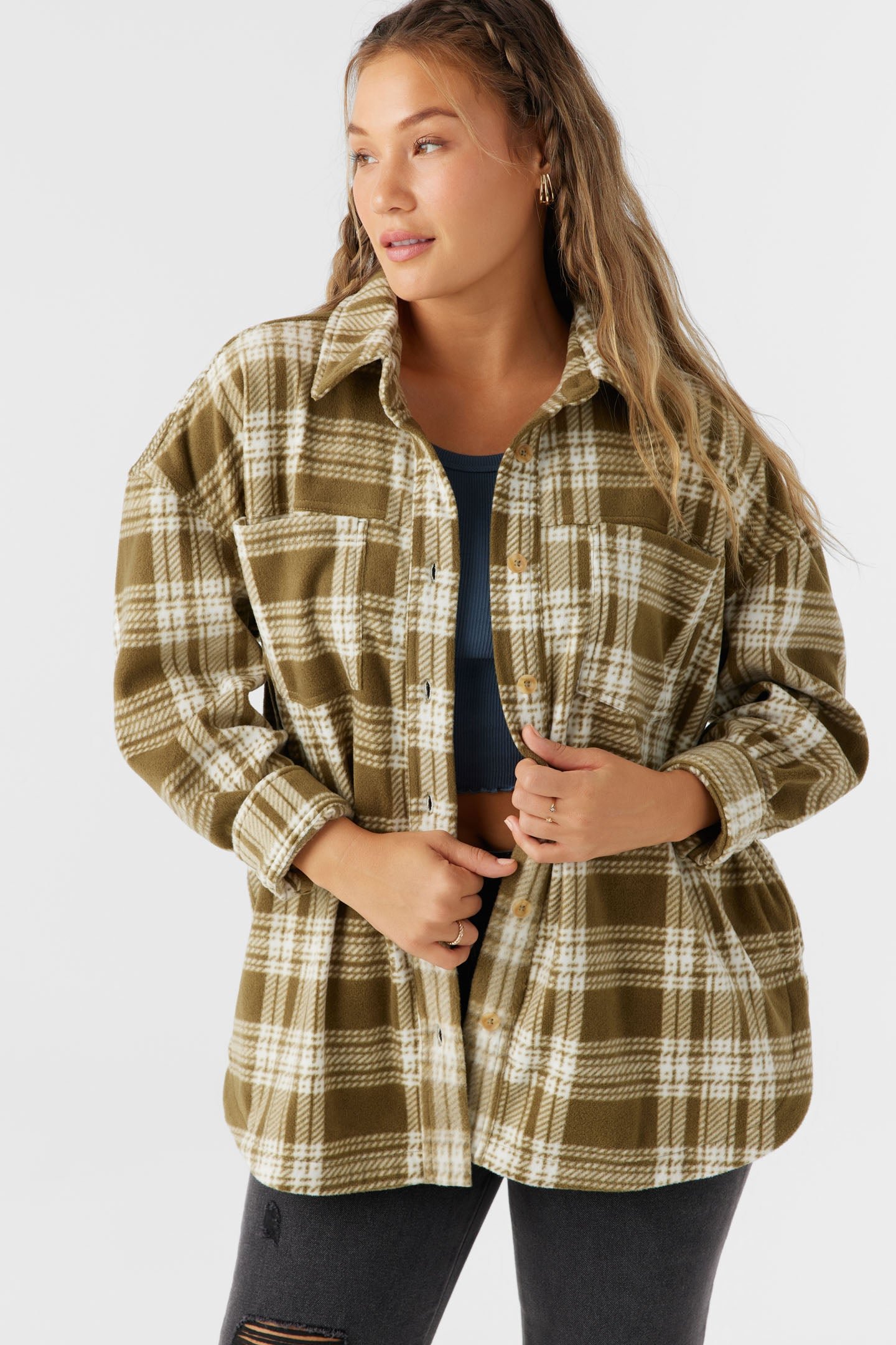 SUPERFLEECE OVERSIZED FIT SHACKET