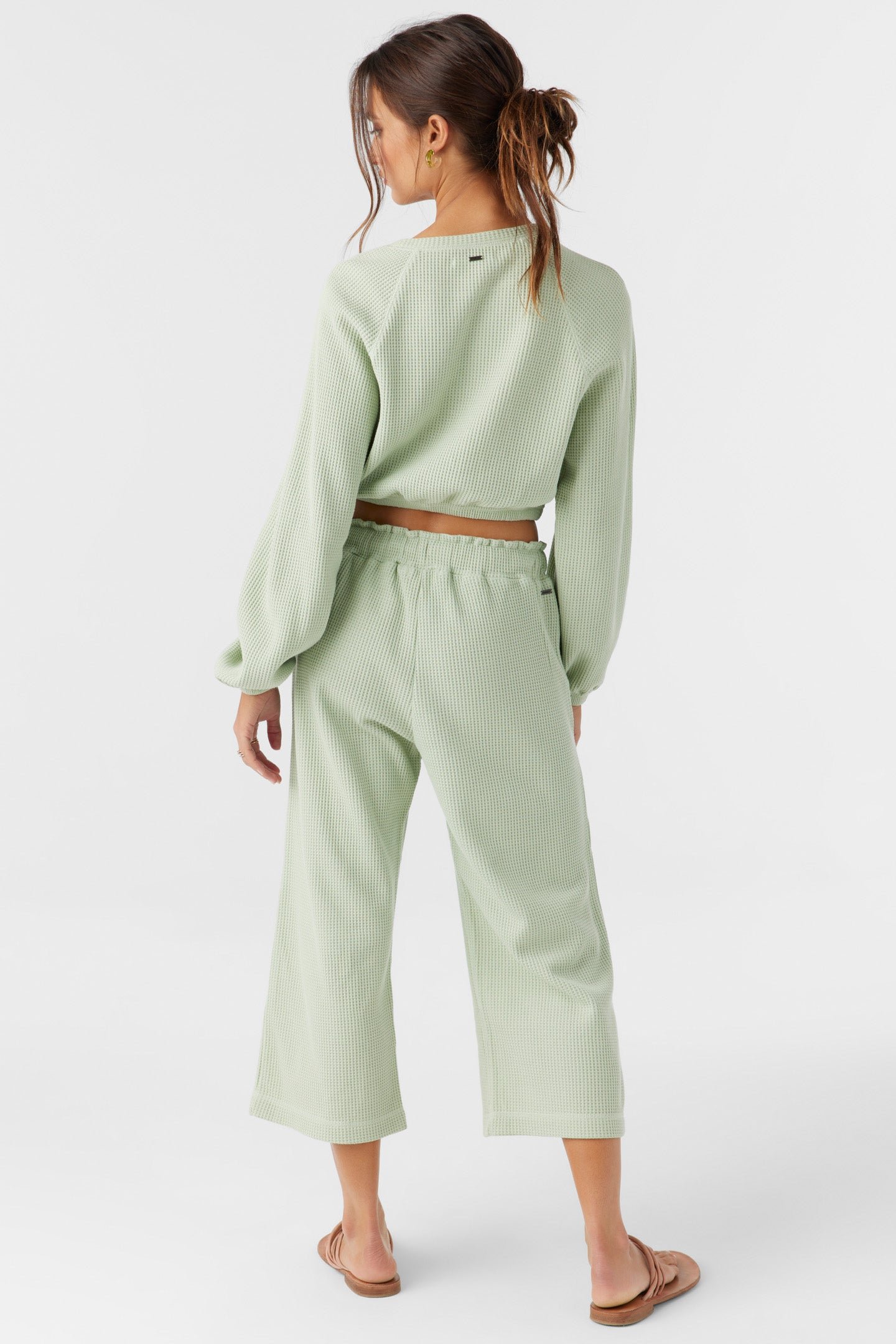 WAFFLE KNIT PANTS - Image 7