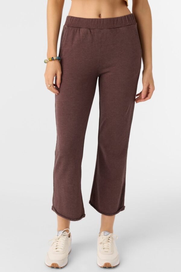 FRENCH TERRY CROPPED LOUNGE PANTS - Image 4