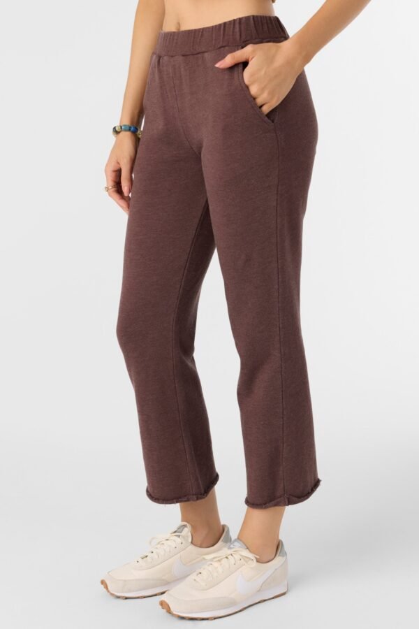 FRENCH TERRY CROPPED LOUNGE PANTS - Image 6