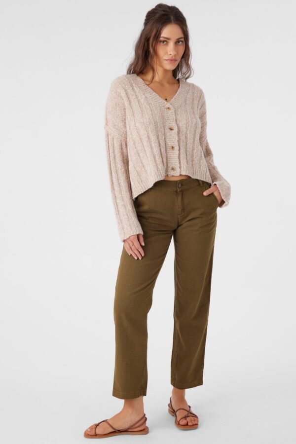COTTON TWILL UTILITY PANTS
