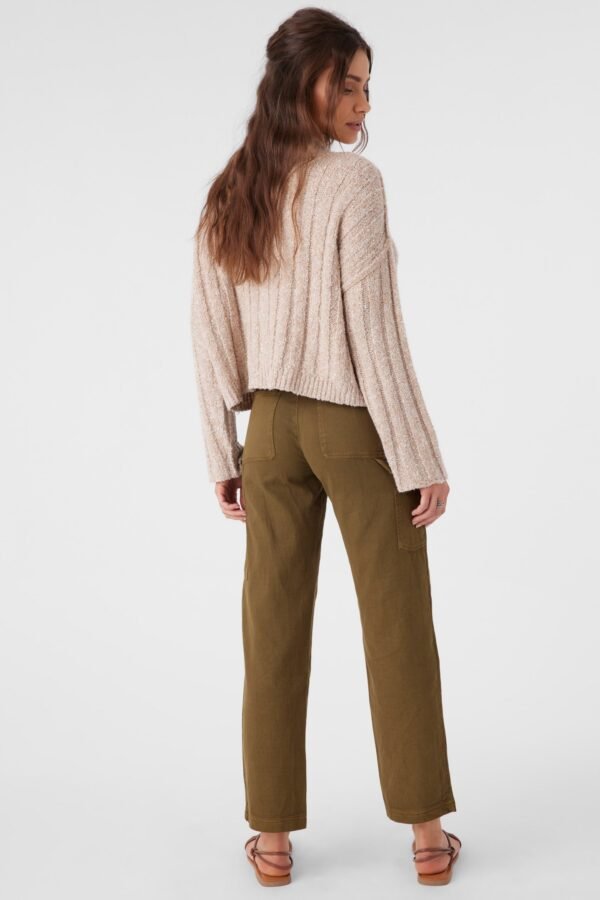 COTTON TWILL UTILITY PANTS - Image 2