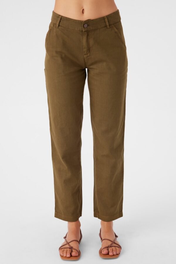 COTTON TWILL UTILITY PANTS - Image 4