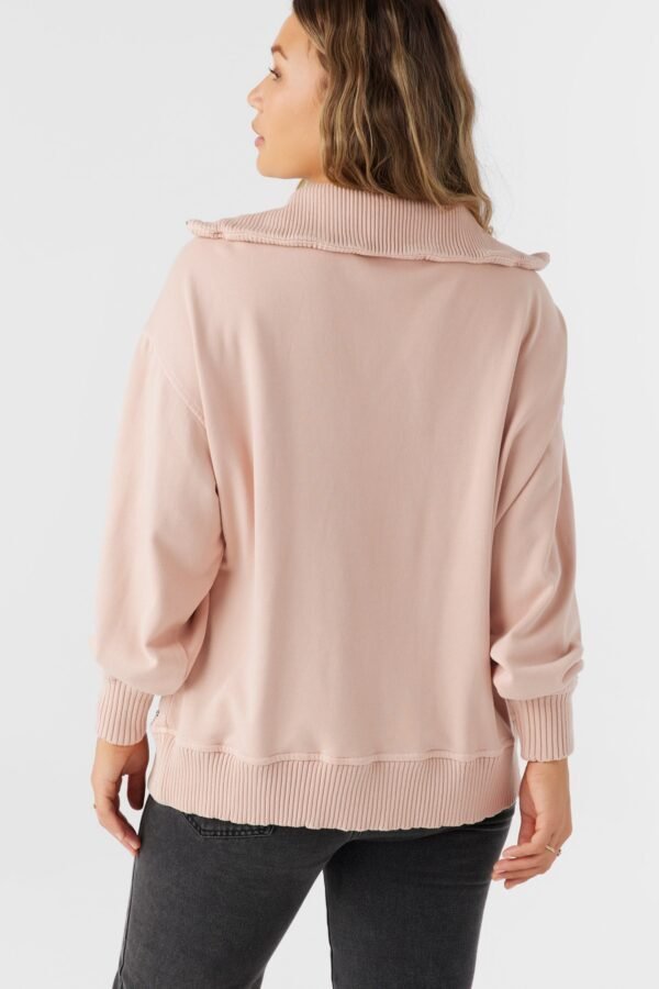 FRENCH TERRY HALF ZIP PULLOVER - Image 2