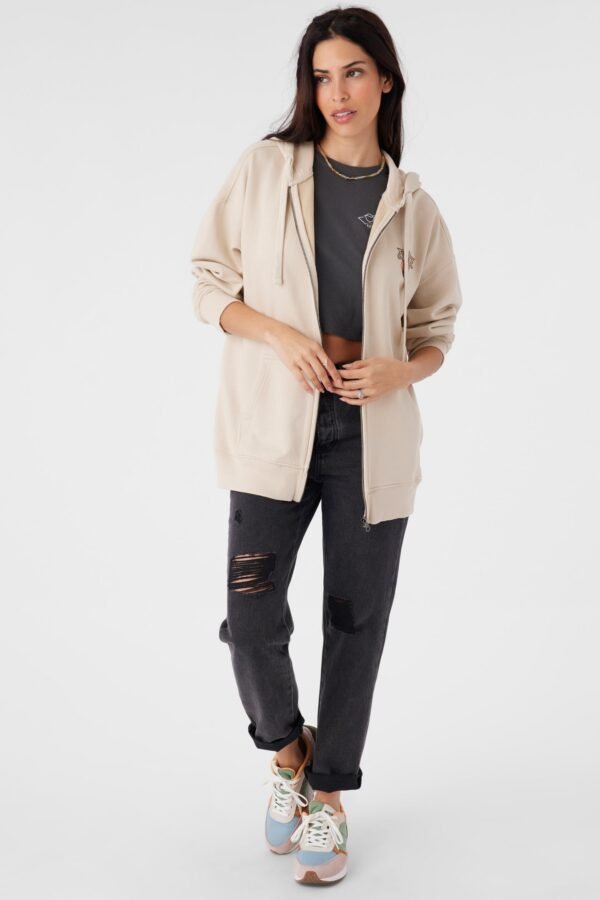 OVERSIZED FIT ZIP FLEECE JACKET - Image 3