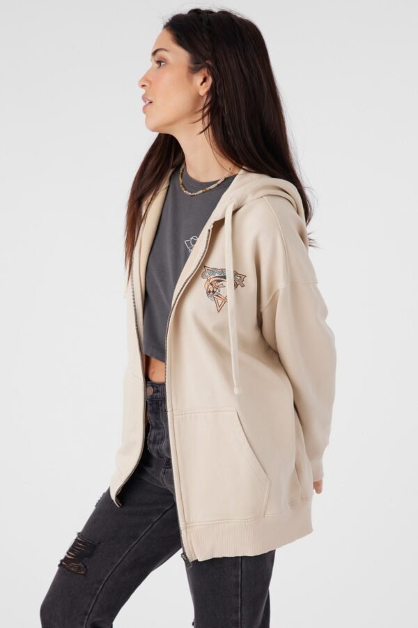 OVERSIZED FIT ZIP FLEECE JACKET - Image 5