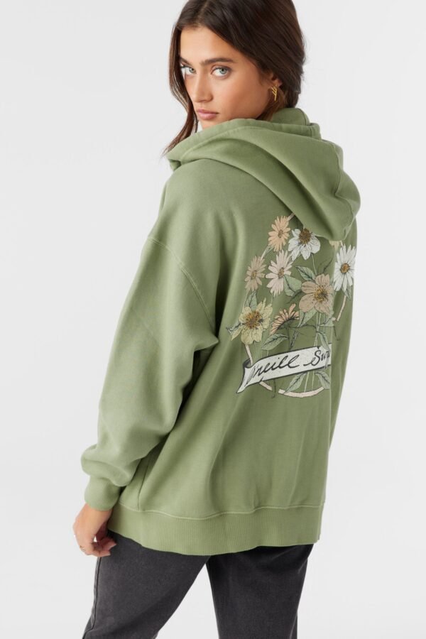 HOODED OVERSIZED ZIP FLEECE JACKET - Image 6