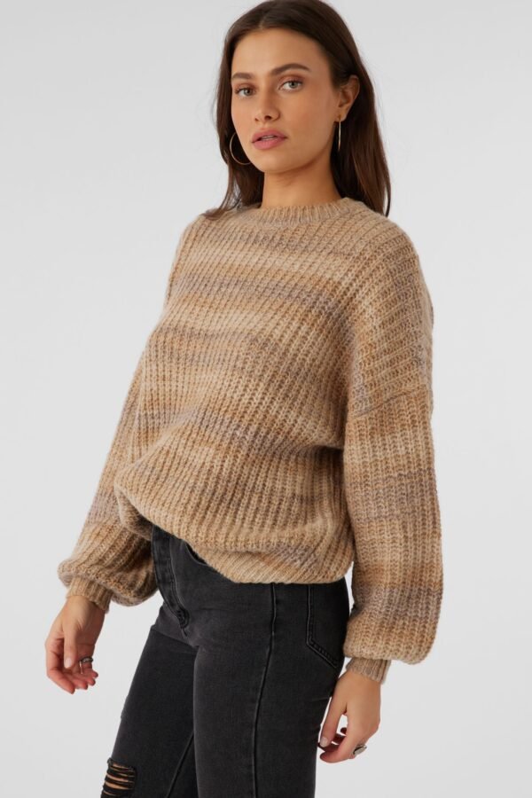 OMBRE STRIPE SLOUCHY SWEATER - Image 6