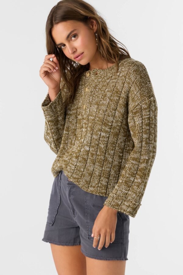 HENLEY LONG SLEEVE SWEATER - Image 6