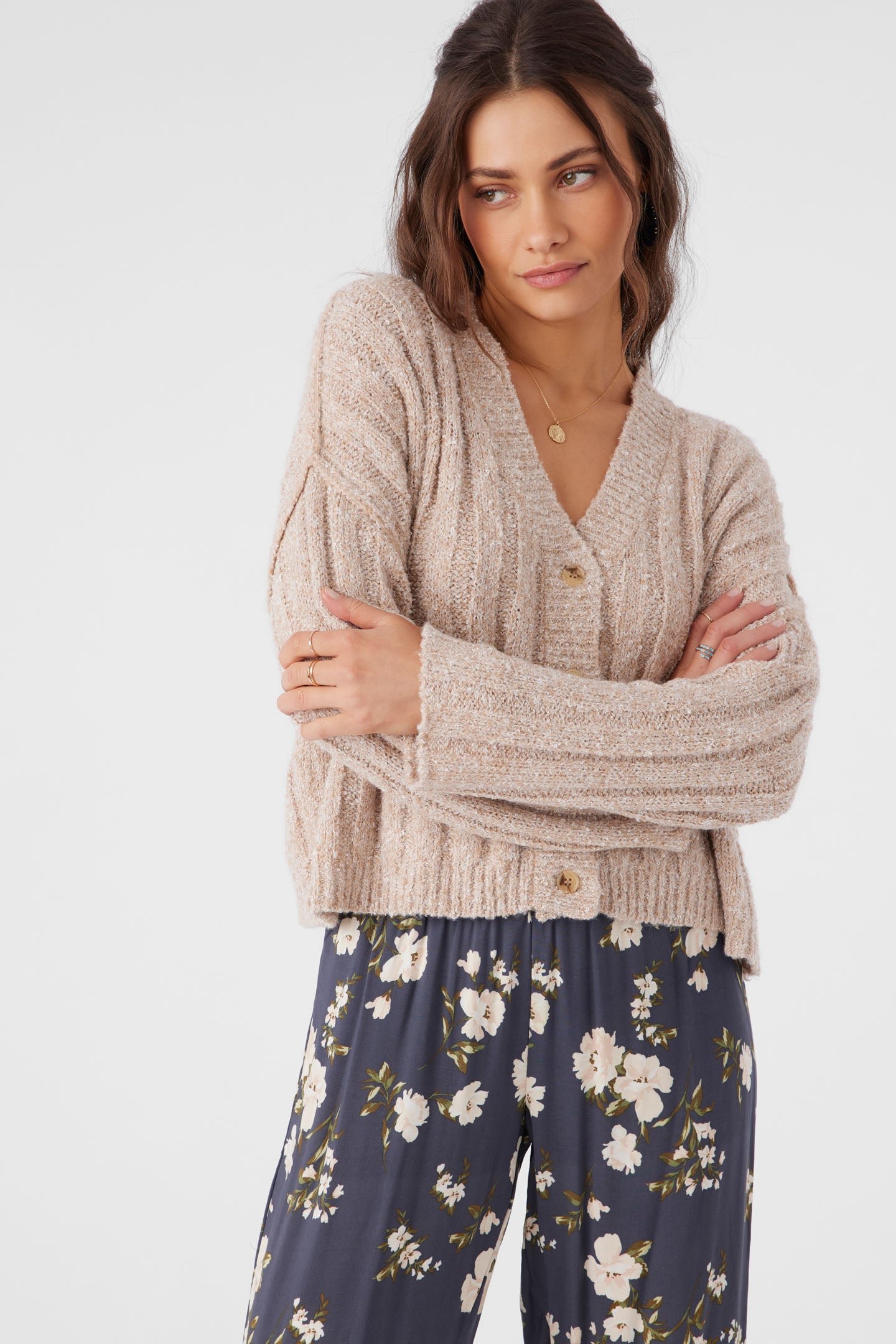 BUTTON FRONT SWEATER CARDIGAN - Image 6