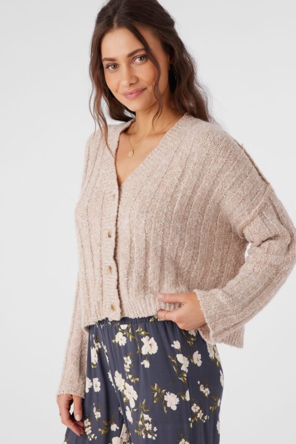 BUTTON FRONT SWEATER CARDIGAN - Image 7